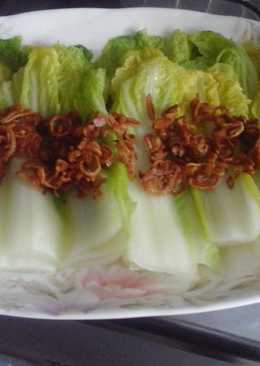 Baby sawi putih bawang merah