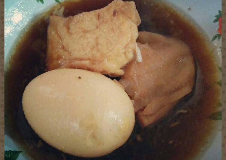 resep lengkap untuk Semur Aneka Rupa (ayam,tahu,telur)