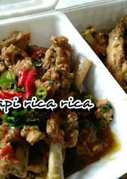 Iga sapi rica rica