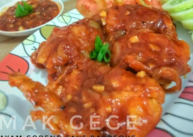 gambar untuk cara membuat Ayam Goreng Saus Barbeque