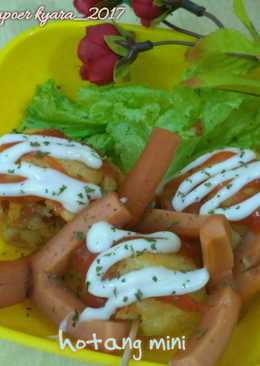 Hotang Mini (hotdog Kentang) #bekal bocah