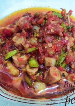 Balado cumi asin petai