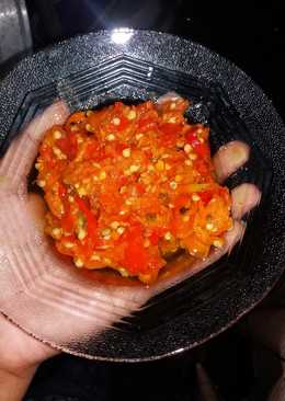 Sambal cabai rebus sehat