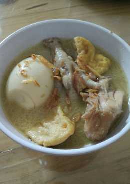Opor ayam tahu telur