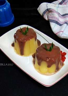 Pudding jagung vla coklat