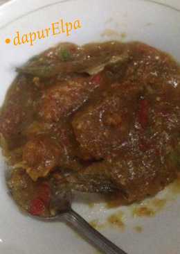 Sambal ikan asin cucut