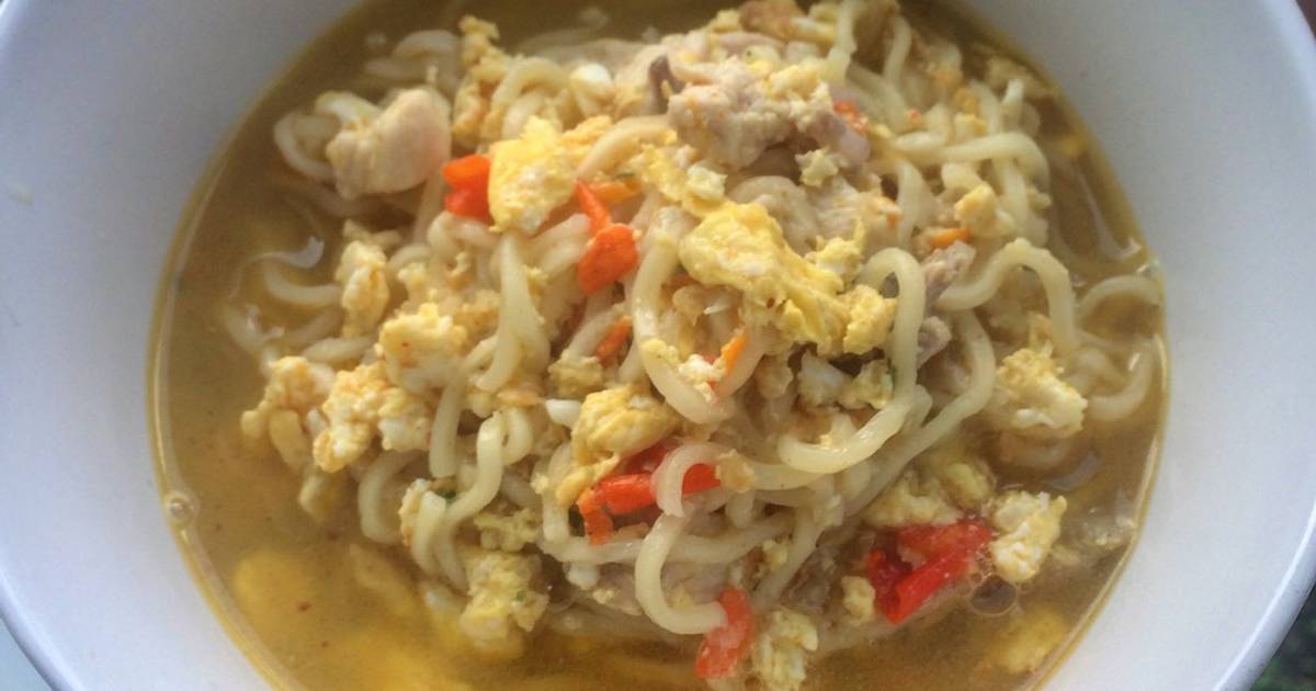 Resep Mie kuah ayam pedas ala Gita Diana