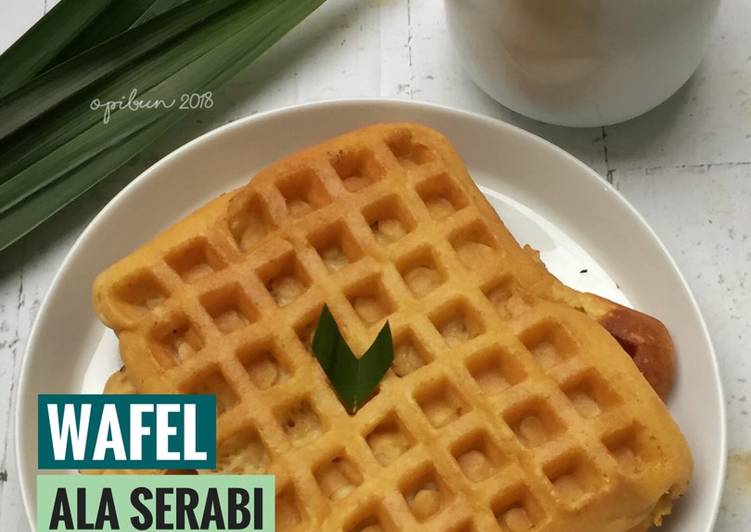 cara membuat 18. Wafel ala Serabi#kamismanis