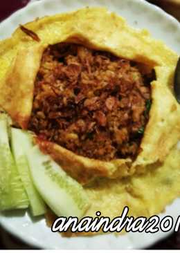 4).Nasgor selimut telur #BikinRamadanBerkesa