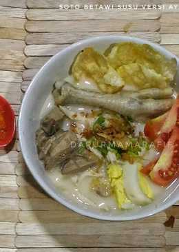 Soto betawi susu versi ayam