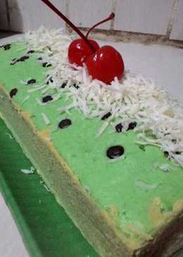 Bolu pandan santan irit 2 telur