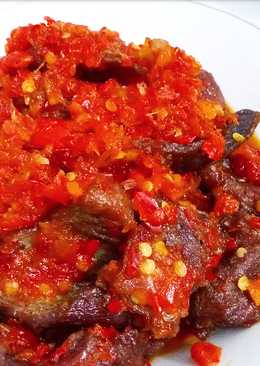 Dendeng Balado Basah