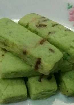 Kue kering Meises Pandan