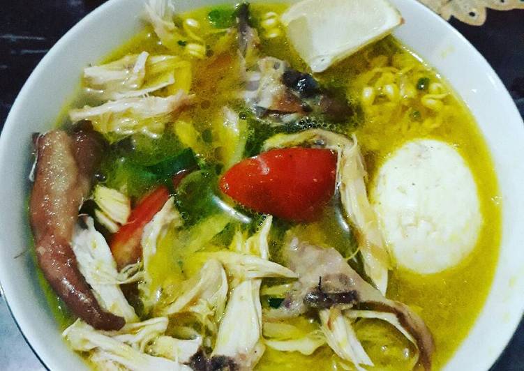 resep lengkap untuk Soto ayam kampung????