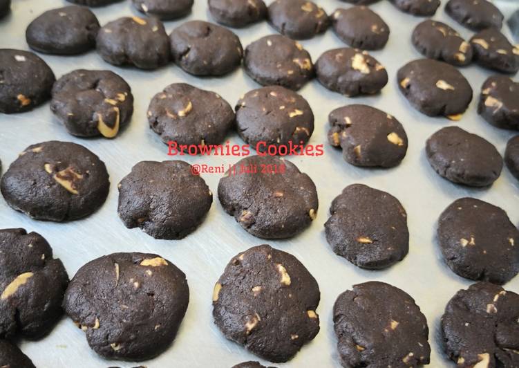 resep lengkap untuk Brownies Cookies