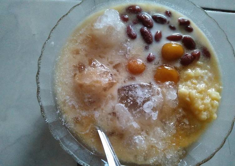 resep makanan Es kacang merah