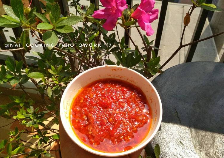 resep makanan Sambal Tomat Simple