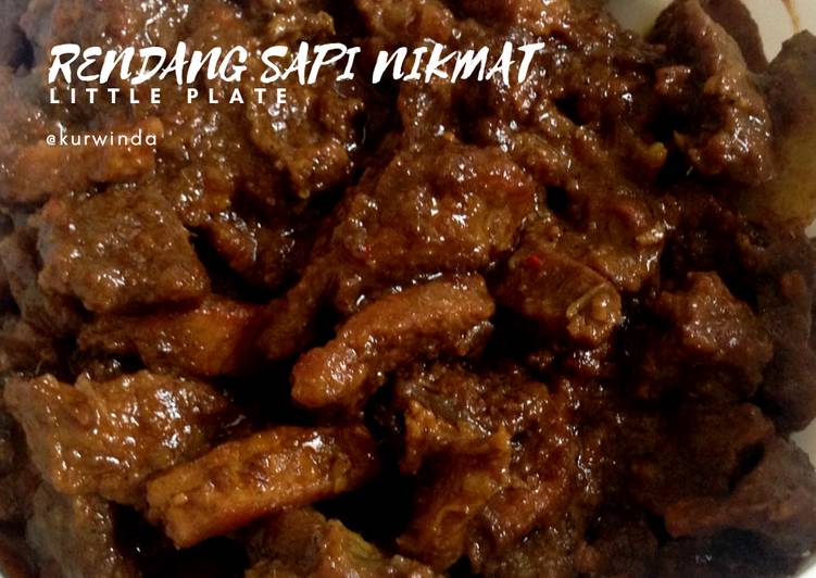 resep masakan Rendang Sapi Nikmat