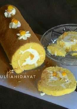 Sweet Corn Japanese Roll Cake