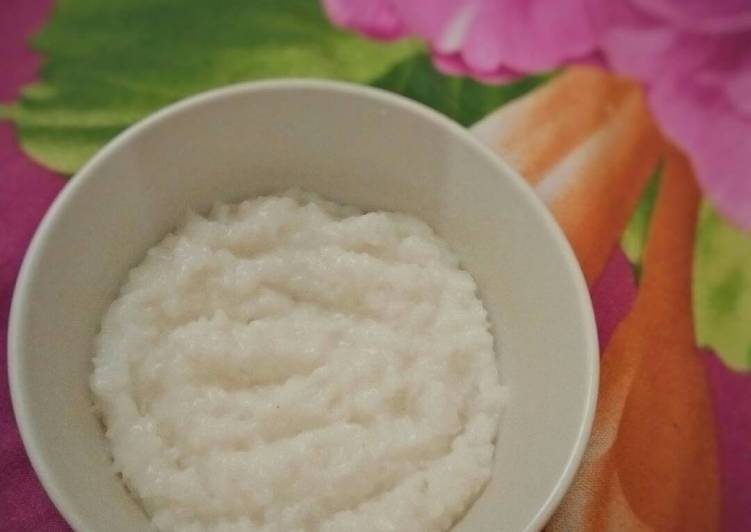 gambar untuk resep Bubur beras putih MAGICOM
