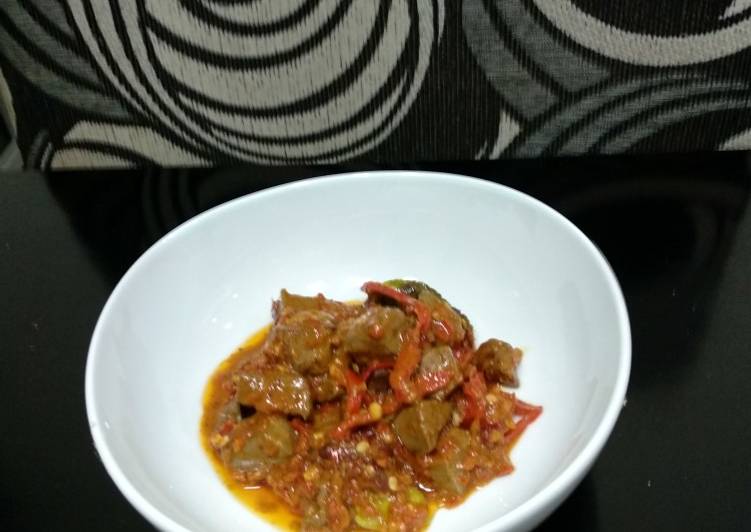 Sambal Goreng Hati sapi #ketopad