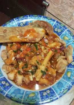 ikan kakap asam manis pedas ala putri ( masak dadakan ) ð
