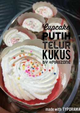 Cupcake Putih Telur Kukus