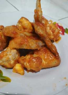 Chicken wing with honey sauce