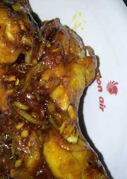 Ayam saus kecap jahe