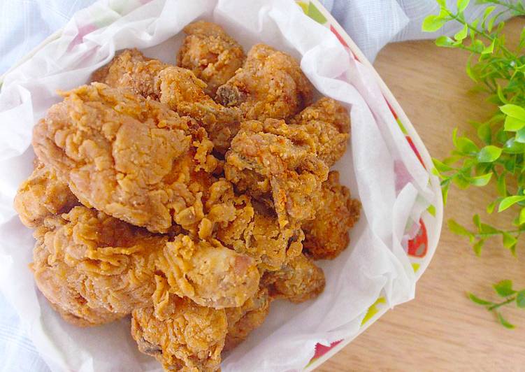 cara membuat Korean fried chicken, ayam goreng korea tips & rahasianya