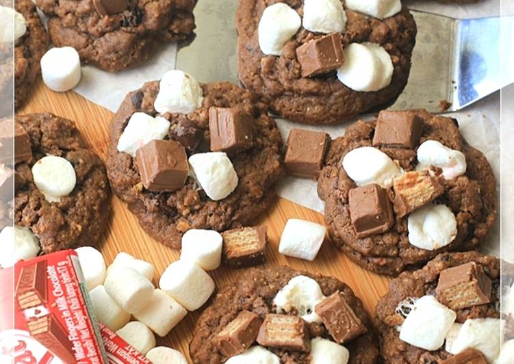 gambar untuk resep S'More Pudding Cookies - Cookies Chewy&Empukkk pake Nutrijell