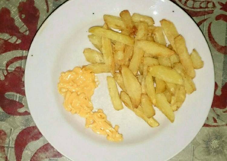 Resep Crispy potato with saus mayonaise Oleh Dian Sudiyanti