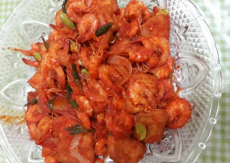 resep lengkap untuk Sambal pete udang tahu