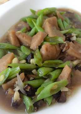 Tumis Buncis Bakso Tiram