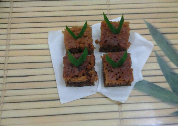 resep Bolu Sakura Teflon ekonomis 1 telur (no mixer)