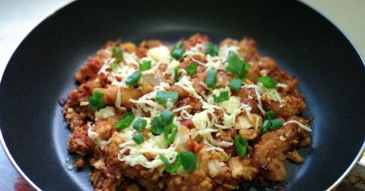 110 resep ayam geprek keju  enak dan sederhana Cookpad