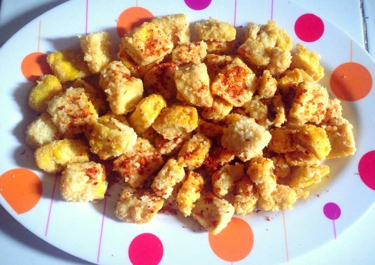 resep lengkap untuk Tahu crispy krenyes krenyes (Maharani susan)