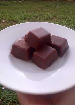 Puding Maizena rasa coklat