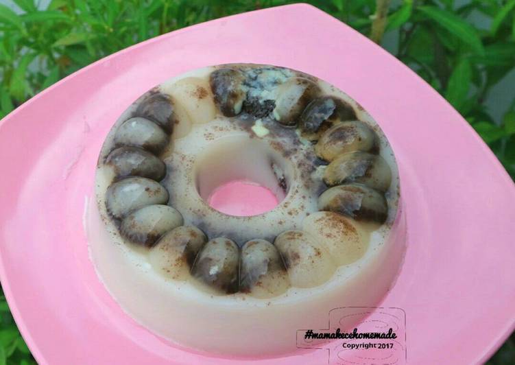 resep lengkap untuk Agar agar oreo