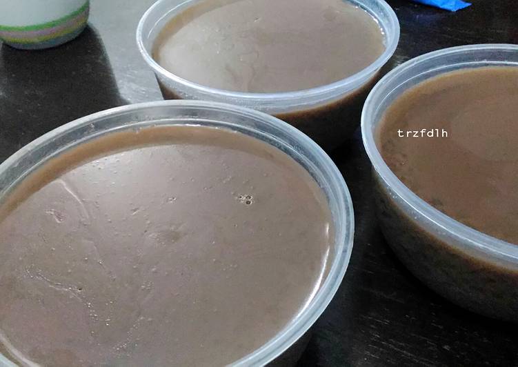 Resep Agar-agar Cokelat (atau Mocca?) Dari Tirza Fadillah