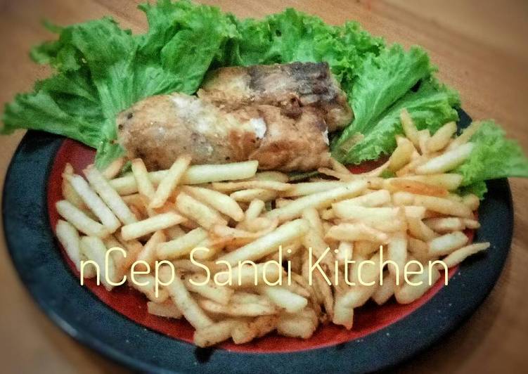 gambar untuk resep Fish n Chips ala kadarnya