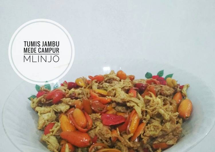 gambar untuk resep Tumis Jambu Mede Campur Mlinjo