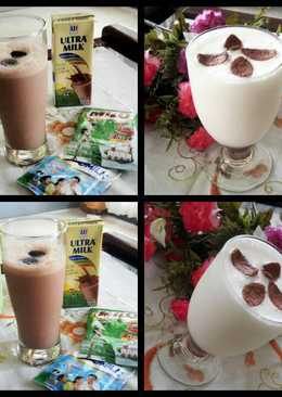 Milkshake cokelat & vanila