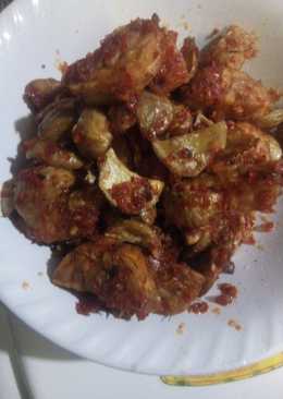 Balado jengkol+tempe pedas