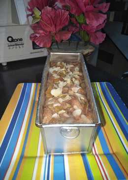 Puding roti tawar rasa coklat