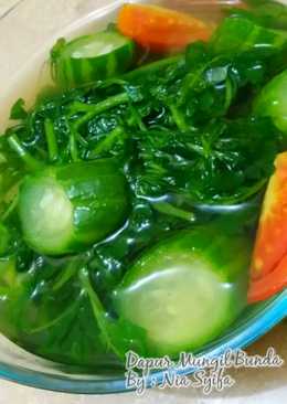 Sayur Bening Selada air & Oyong