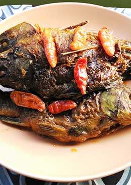 Pindang ikan mas duri lunak