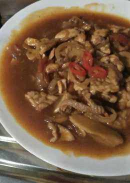Ayam & tempe asam manis