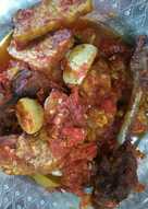 Balado ayam jengkol