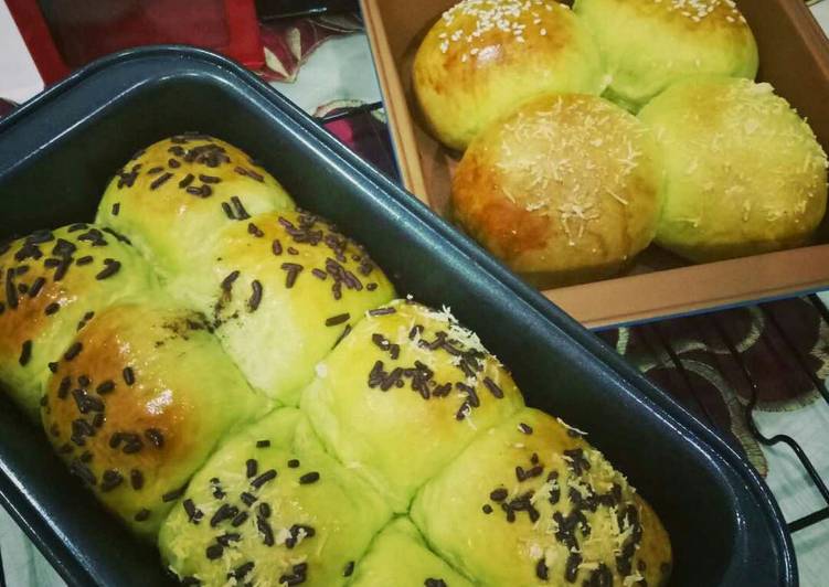 resep Roti Keset Pandan (Roti Sobek)